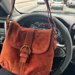 Coach Suede Soho Shoulder Bag